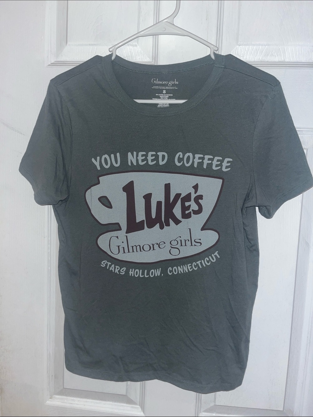 Gilmore Girls Luke's Logo Graphic Tee - green